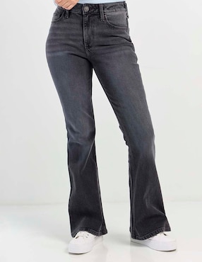 Jeans acampanado flare Hollister para mujer