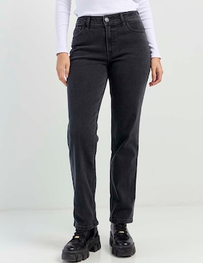 Jeans straight Hollister para mujer