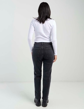 Jeans straight Hollister para mujer