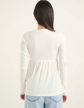 Blusa Hollister manga larga para mujer