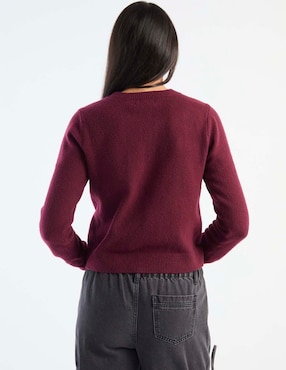Suéter Hollister cuello redondo para mujer
