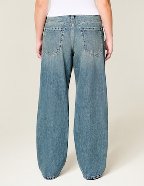Jeans relaxed baggy Hollister para mujer