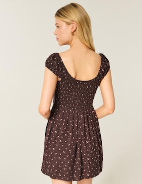 Vestido corto casual Hollister para mujer
