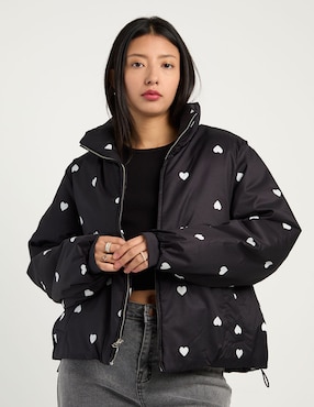 Chamarra acolchada Hollister para mujer