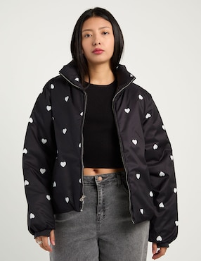 Chamarra acolchada Hollister para mujer