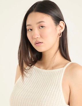 Top Only cuello redondo tirante delgado