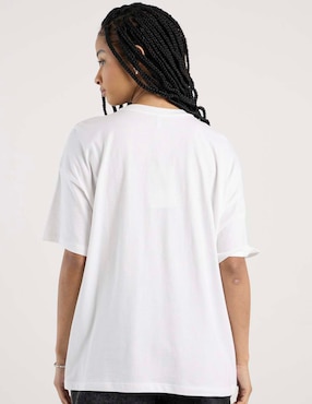 Playera manga al codo Only Onlcarrie cuello redondo para mujer