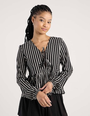 Blusa Only manga larga para mujer