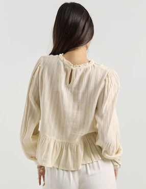 Blusa American Eagle manga larga para mujer