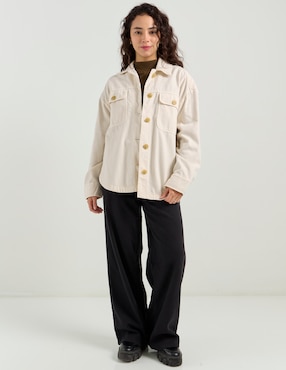 Sobrecamisa American Eagle manga larga para mujer