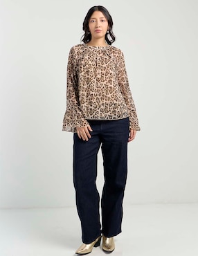Blusa American Eagle manga larga para mujer