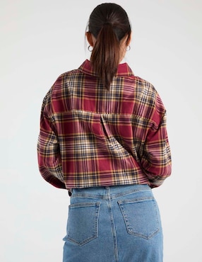 Blusa camisera American Eagle manga larga para mujer