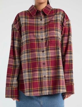 Blusa camisera American Eagle manga larga para mujer