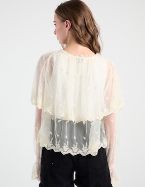 Blusa American Eagle manga larga para mujer