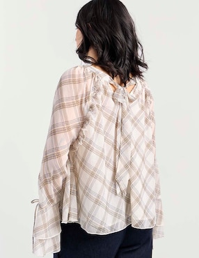 Blusa American Eagle manga larga para mujer
