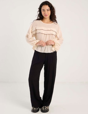 Blusa American Eagle manga larga para mujer
