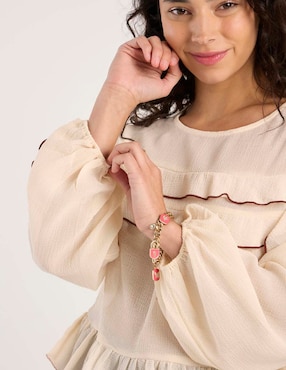 Blusa American Eagle manga larga para mujer