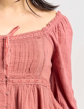 Blusa American Eagle manga larga para mujer