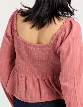 Blusa American Eagle manga larga para mujer