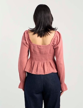 Blusa American Eagle manga larga para mujer