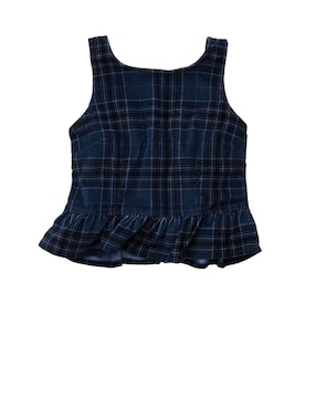 Top American Eagle cuello redondo escote espalda abierta tirante ancho