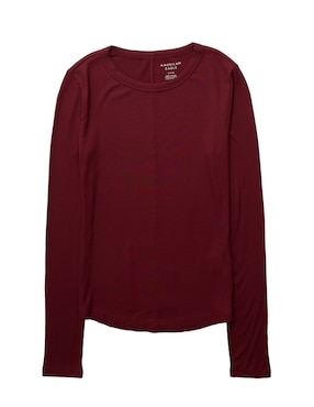 Playera manga 3/4 American Eagle cuello redondo para mujer