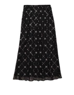Falda midi American Eagle Evening a la cintura