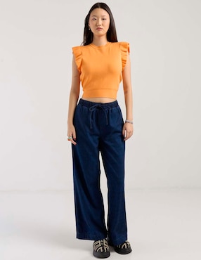 Jeans relaxed wide leg American Eagle para mujer