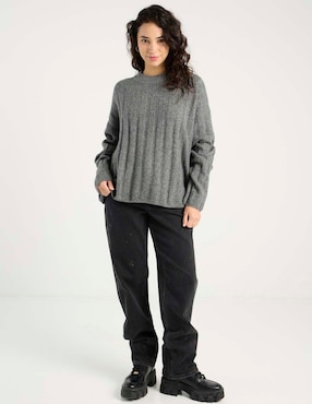 Suéter American Eagle cuello redondo para mujer