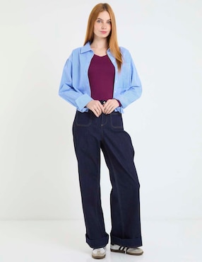 Blusa Biography manga larga para mujer