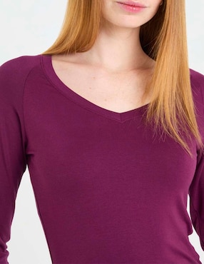 Blusa Biography manga larga para mujer