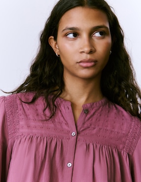 Blusa Brownie manga larga para mujer