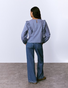 Blusa Brownie manga larga para mujer