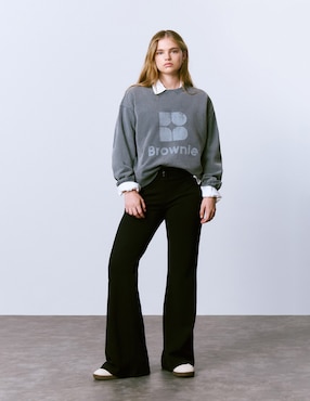 Pantalón de vestir Brownie amplio para mujer