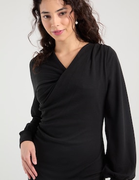 Vestido corto casual Coffee Bean para mujer