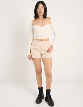 Short Coffee Bean para mujer