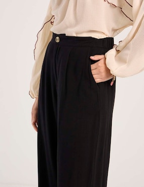 Pantalón Coffee Bean wide leg para mujer