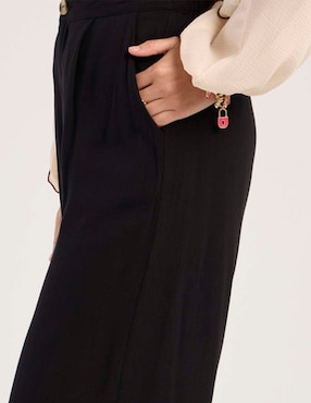 Pantalón Coffee Bean wide leg para mujer