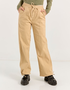 Pantalón Coffee Bean straight para mujer