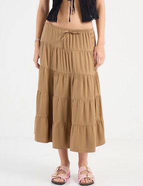 Falda midi That's It a la cintura