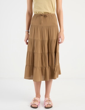 Falda midi That's It a la cintura