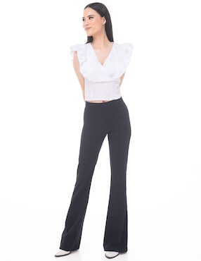 Blusa cintura smock Sarah Bustani sin manga para mujer