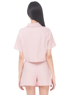 Blusa camisera Sarah Bustani manga corta para mujer