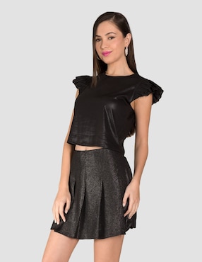 Playera manga corta Tattoo cuello redondo para mujer
