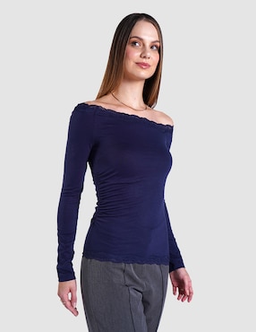 Blusa Salsa manga larga para mujer