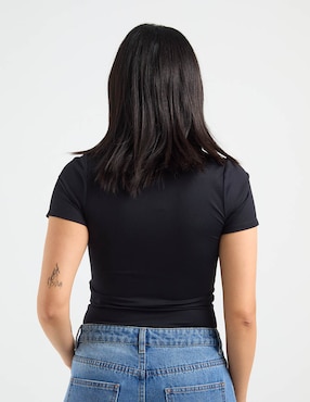 Playera manga corta That's It cuello redondo para mujer