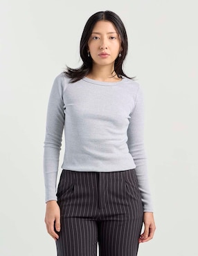 Blusa That's It manga larga para mujer
