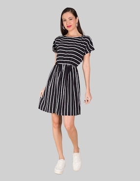 Vestido corto casual Tattoo para mujer
