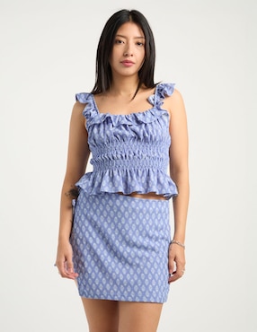Falda short Biography a la cintura
