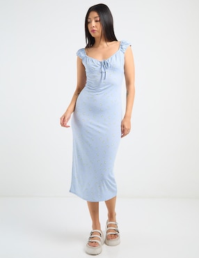 Vestido midi casual Biography para mujer